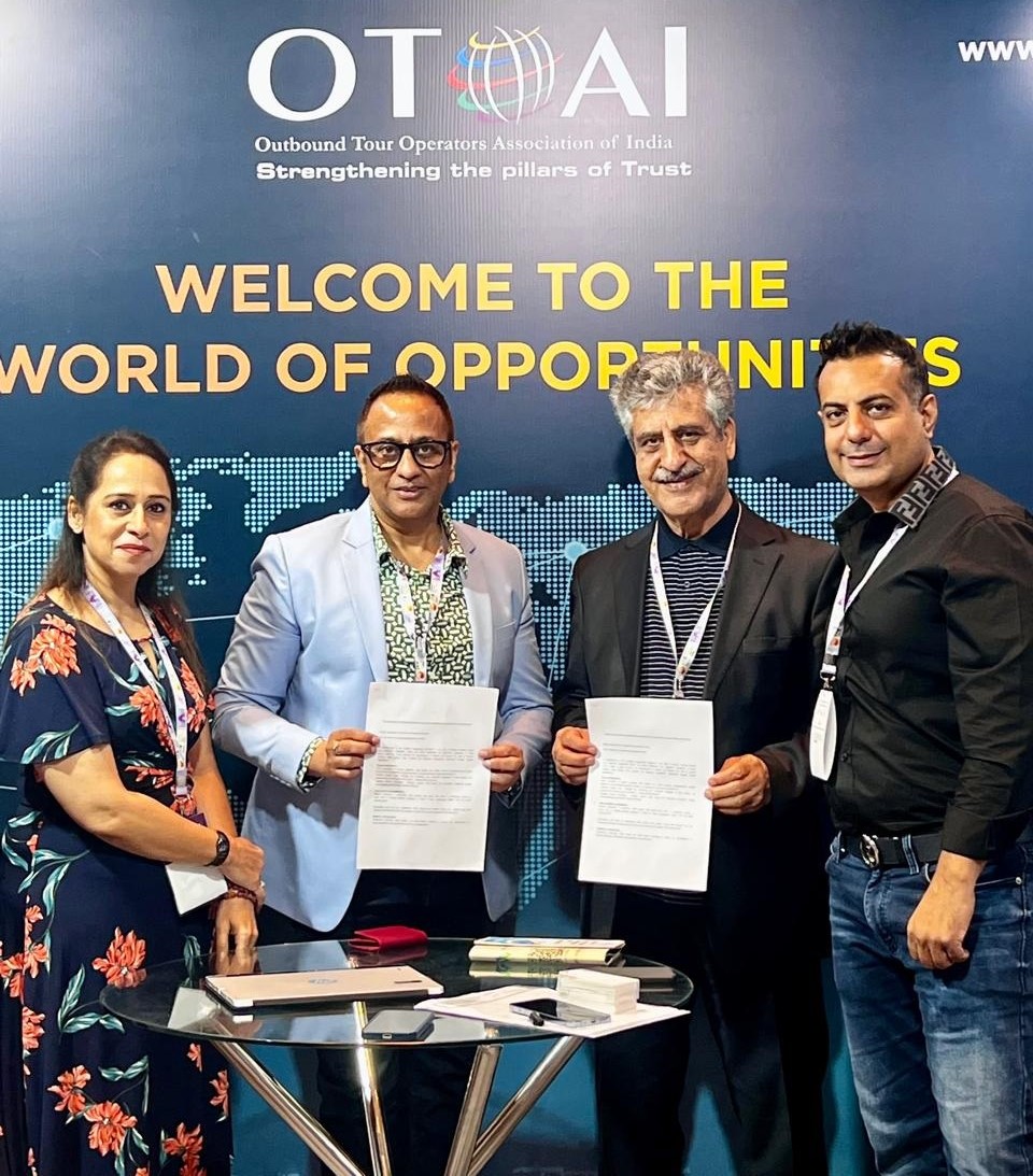 MoU Signed between Iranian Tour Operators Association (ITOA) and OTOAI at ITB India Show